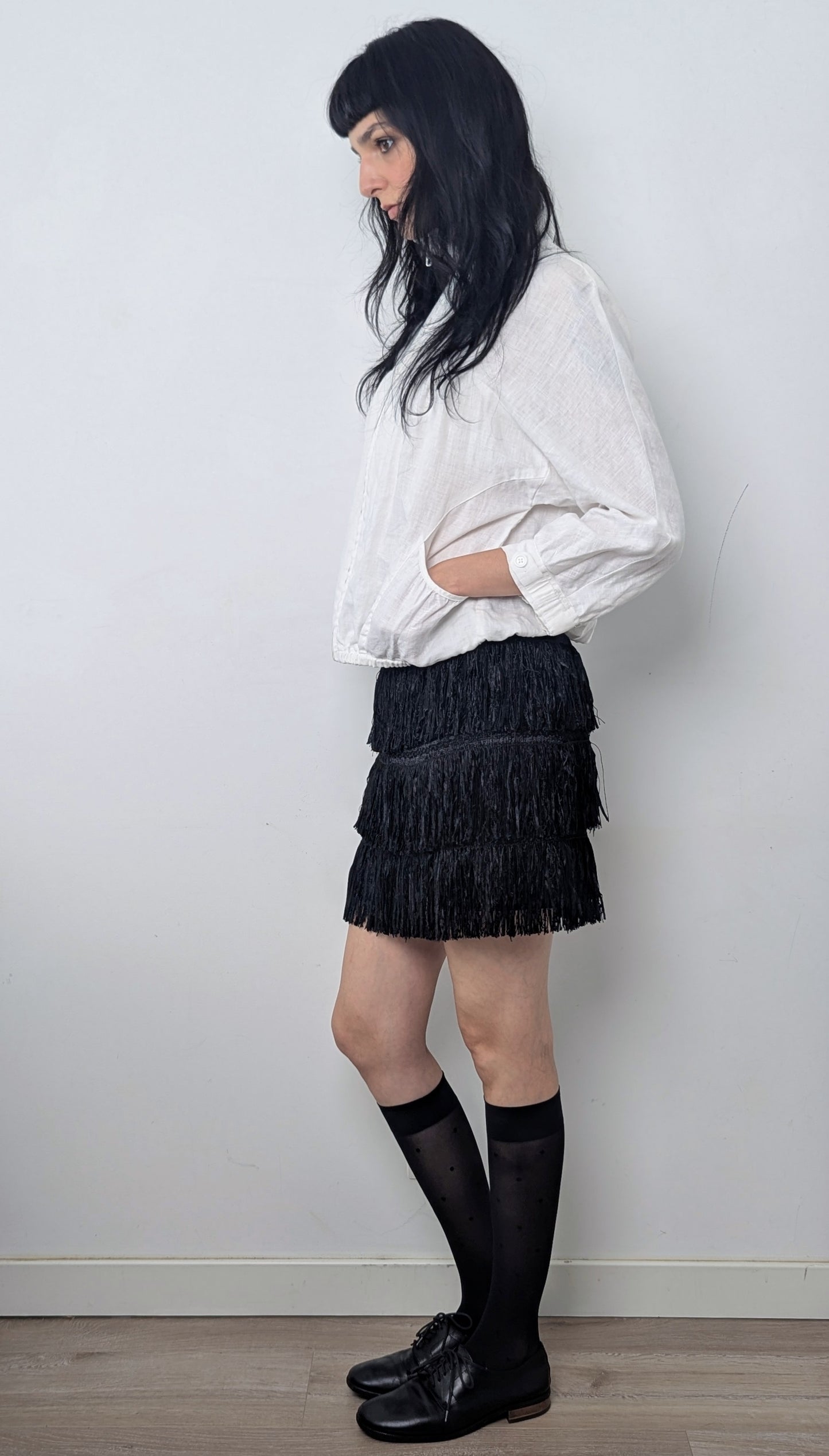 FRINGES SKIRT
