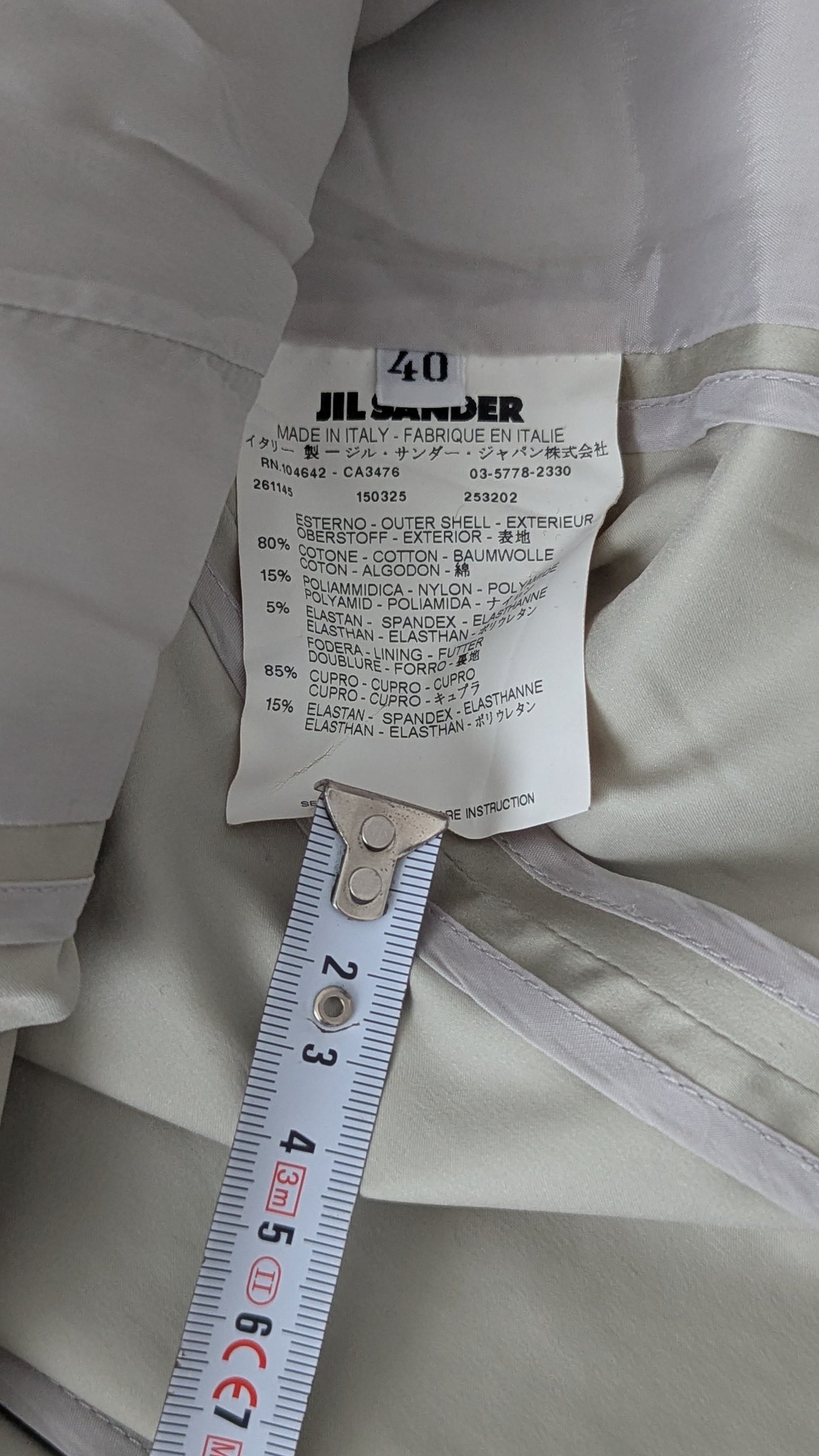 JIL SANDER SUIT