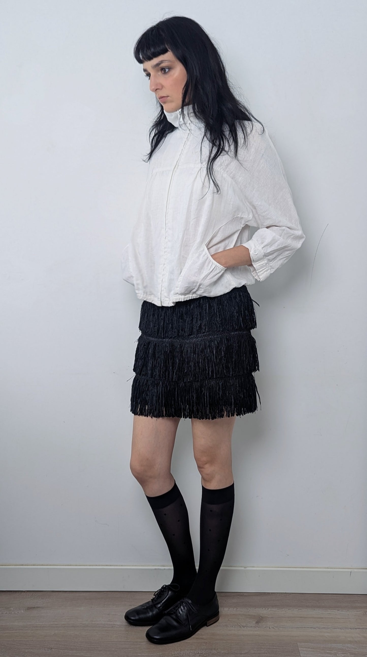 FRINGES SKIRT