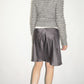 GREY SILK SKIRT