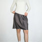 GREY SILK SKIRT