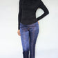 BLACK HIGH NECK TOP