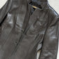 LEATHER BLAZER