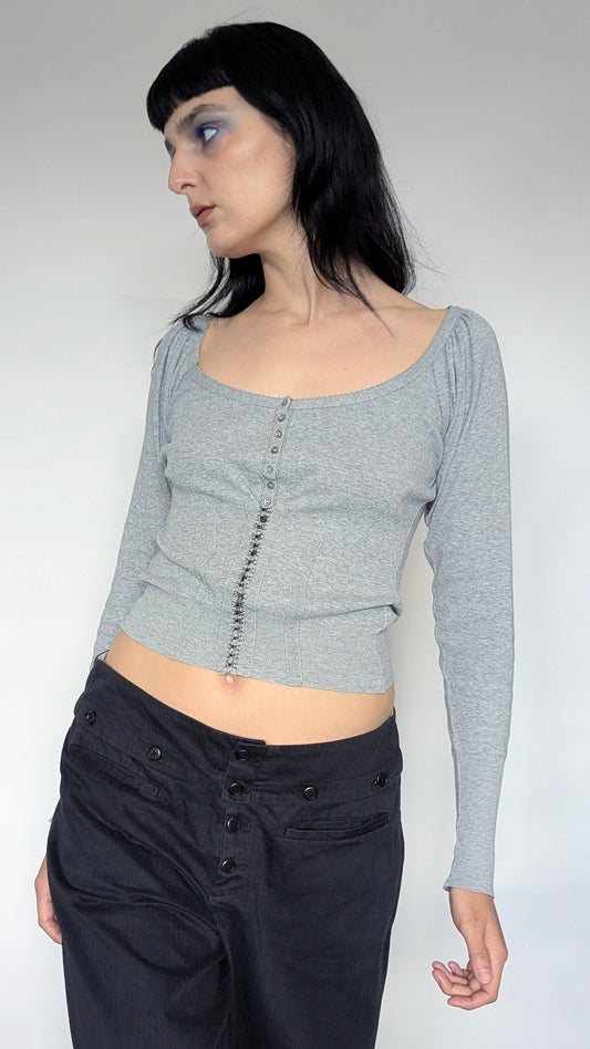GREY CARDIGAN