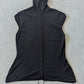 BLACK ZIPPED TOP