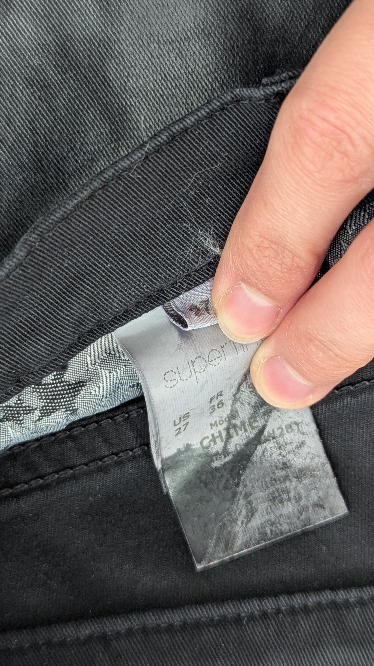 WAXED JEANS