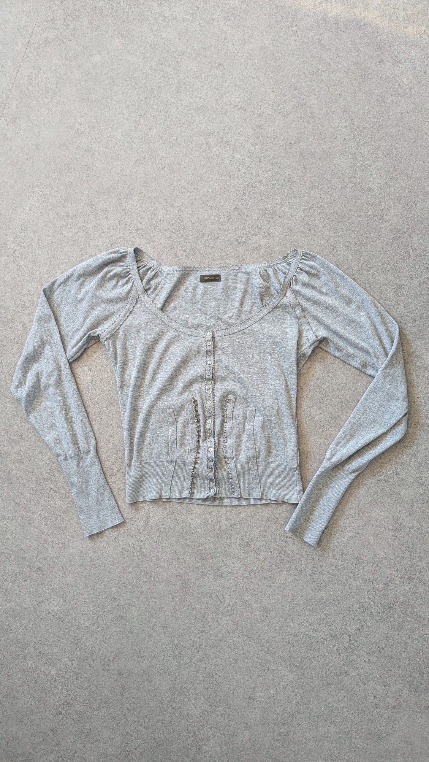 GREY CARDIGAN